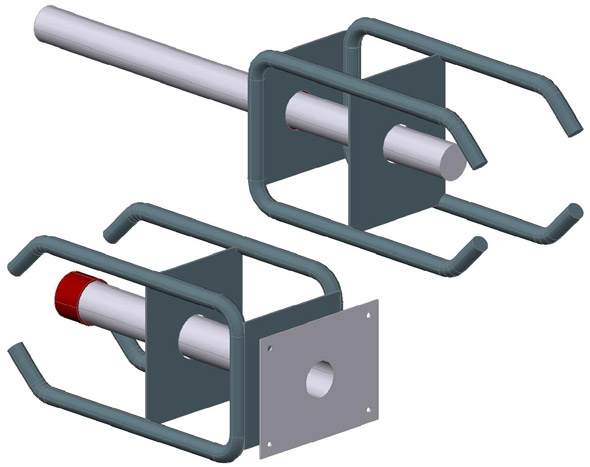 GEOCONNECT LL - Conectores de forjado con vástago de acero inoxidable