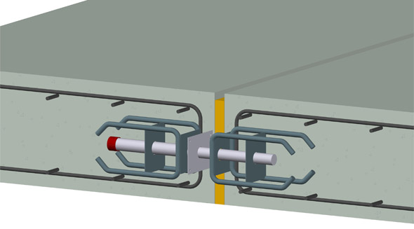 GEOCONNECT LL - Conectores de forjado con vástago de acero inoxidable