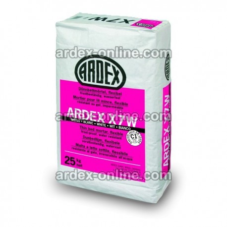 ARDEX X7W - Adhesivo flexible para materiales poco porosos