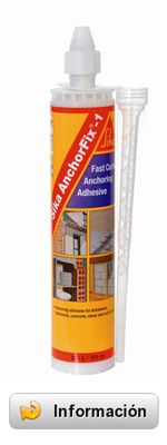 Sika Anchorfix 1 - Resina de poliester para anclajes