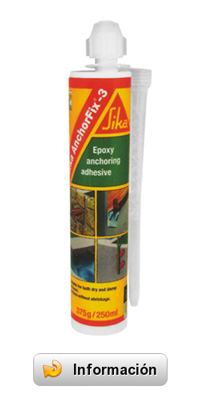 Sika Anchorfix 3 - Resina epoxi para anclajes