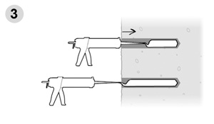 Anclajes químicos para equipamiento de vías de escalada - Paso 3