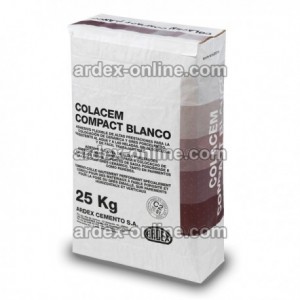 COLACEM COMPACT BLANCO - Cemento cola porcelánico color blanco
