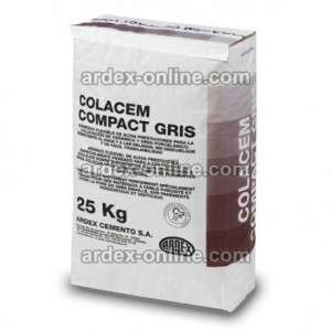 COLACEM COMPACT GRIS - Cemento cola porcelánico color gris