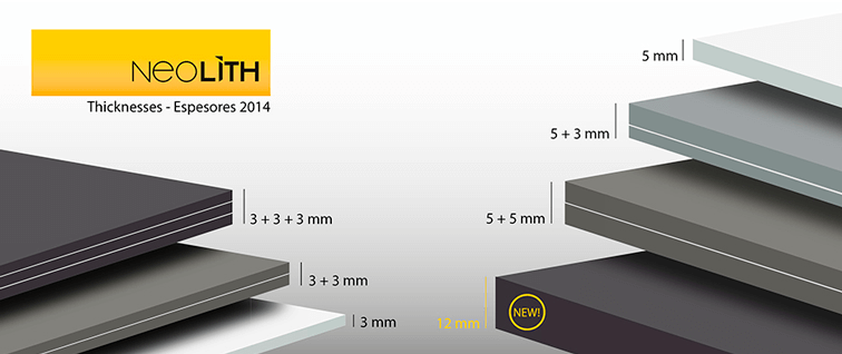 neolith espesores