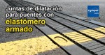 Juntas de dilatación para puentes con elastómero armado