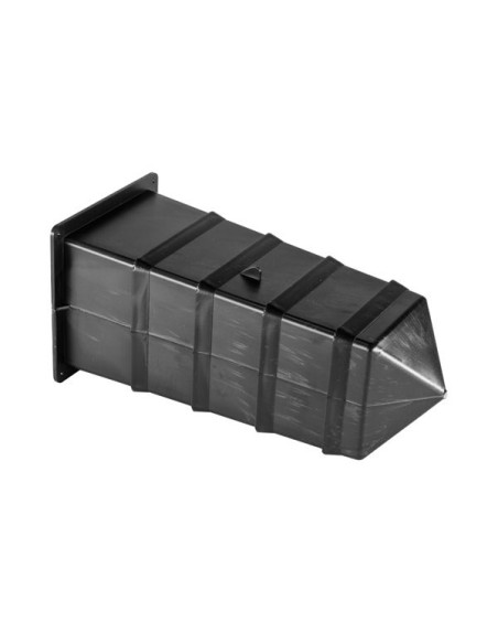 Casquillo guardacuerpo plástico restangular Casquillo guardacuerpo plástico restangular