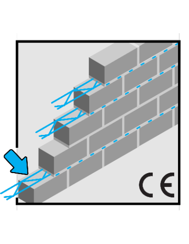 Murfor galvanizado 4 mm paquete 25x3.05 m