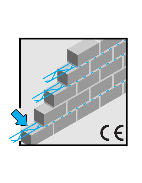 Murfor galvanizado 4 mm paquete 25x3.05 m