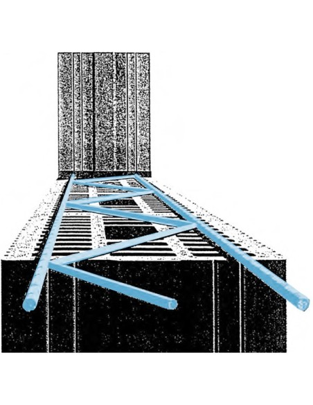 Armadura Murfor galvanizada 4 mm paquete 25x3.05 m
